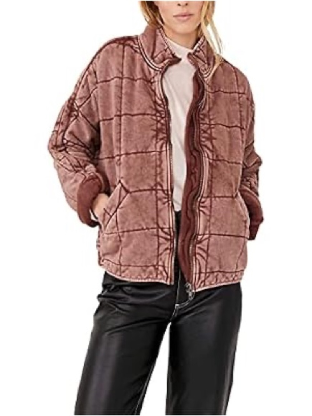 Free People Cherry Cola Dolman Jacket